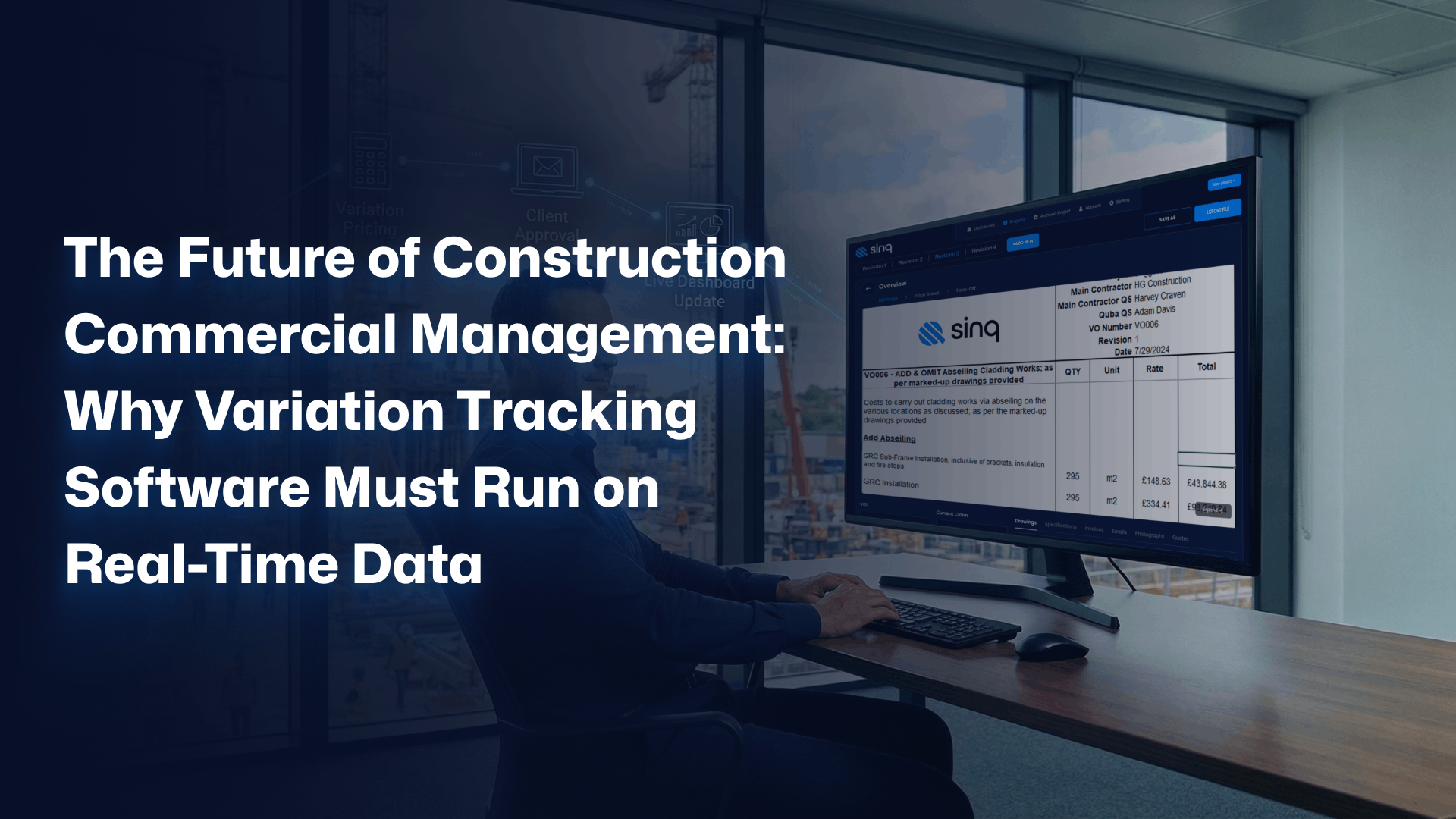 The Future of Construction Commercial Management: Automation, AI, and Real-Time Data