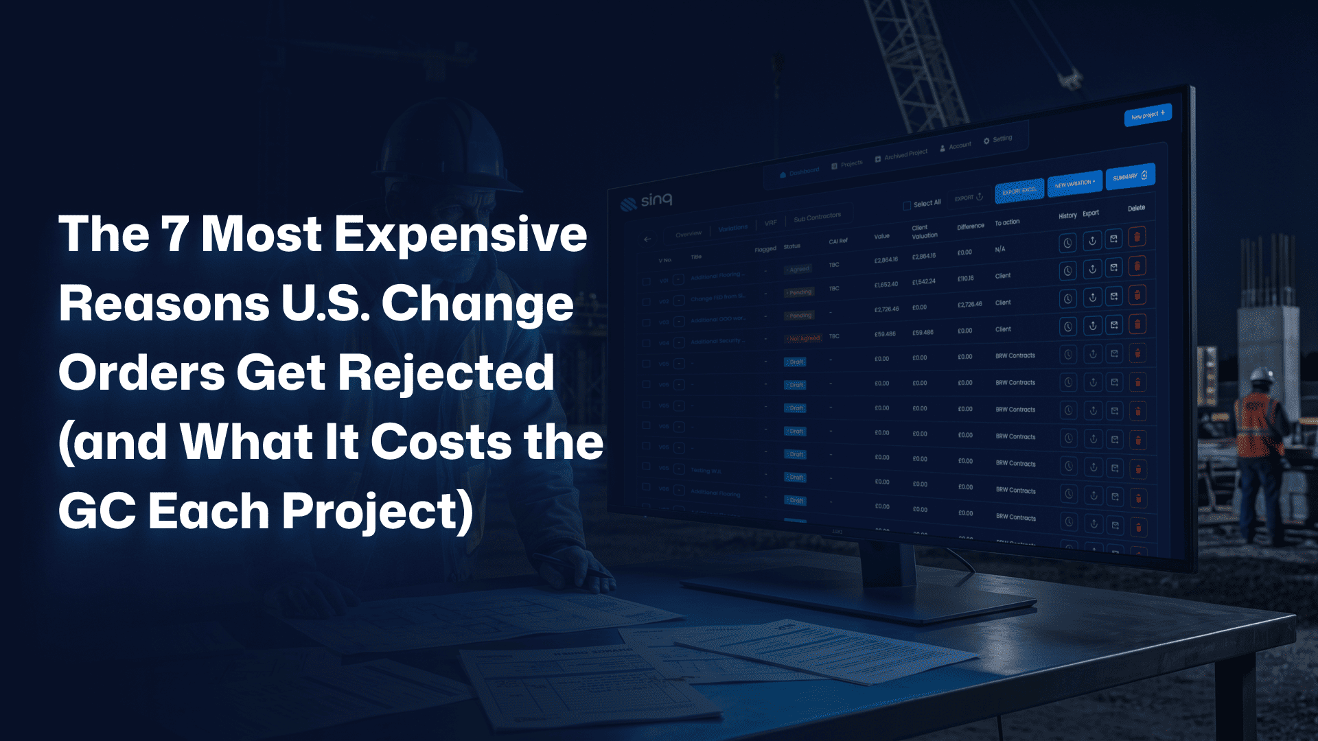 The 7 Most Expensive Reasons U.S. Change Orders Get Rejected (and What It Costs the GC Each Project)