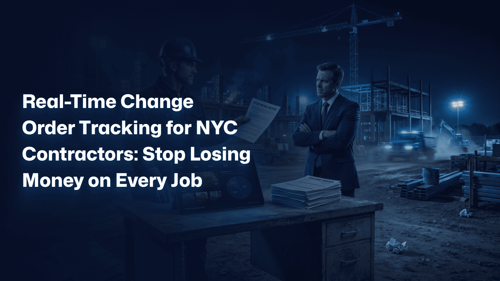 Real-Time Change Order Tracking for NYC Contractors: Stop Losing Money on Every Job