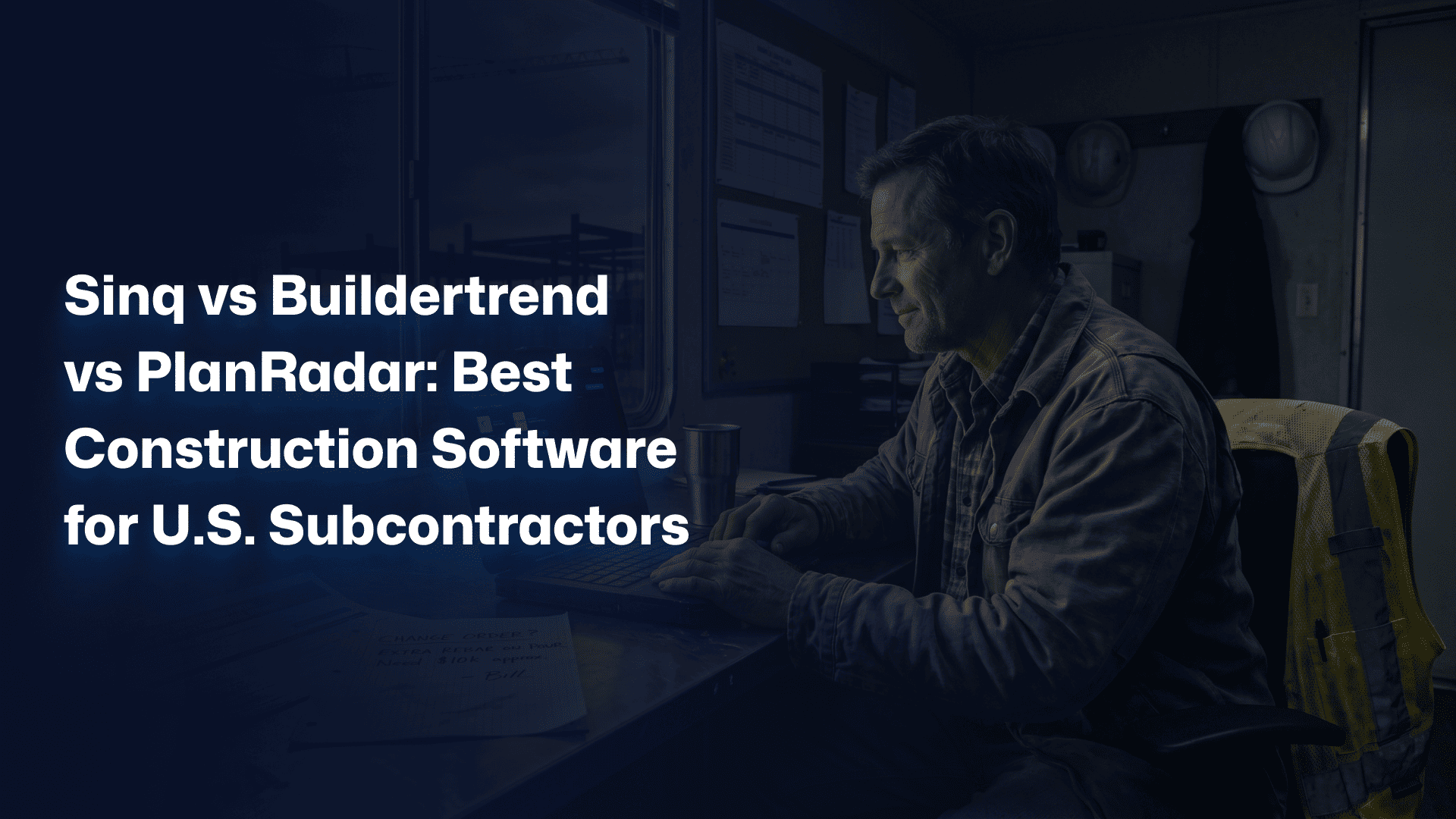 Sinq vs Buildertrend vs PlanRadar: Best Construction Software for U.S. Subcontractors