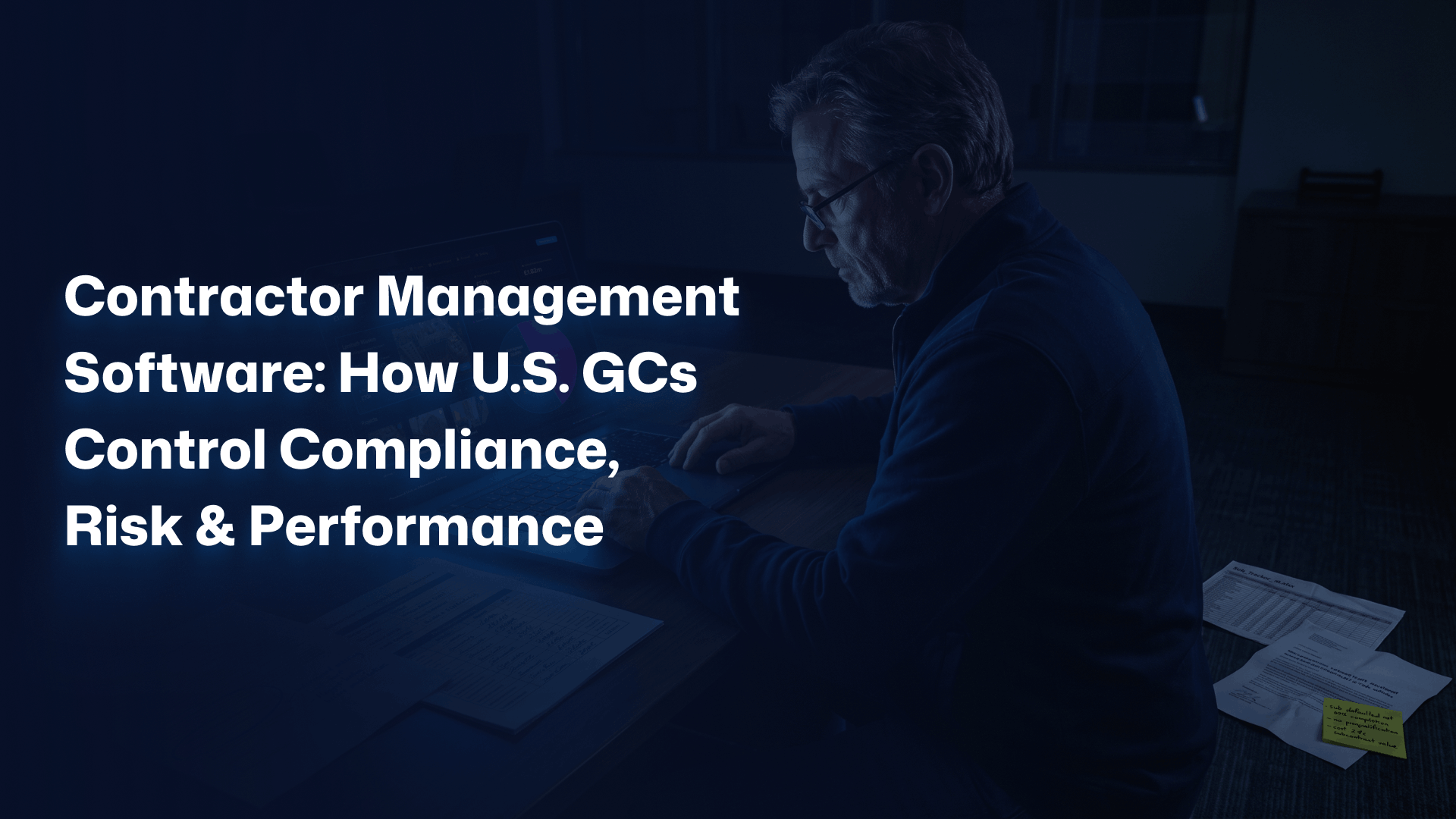 Contractor Management Software: How U.S. GCs Control Compliance, Risk & Performance