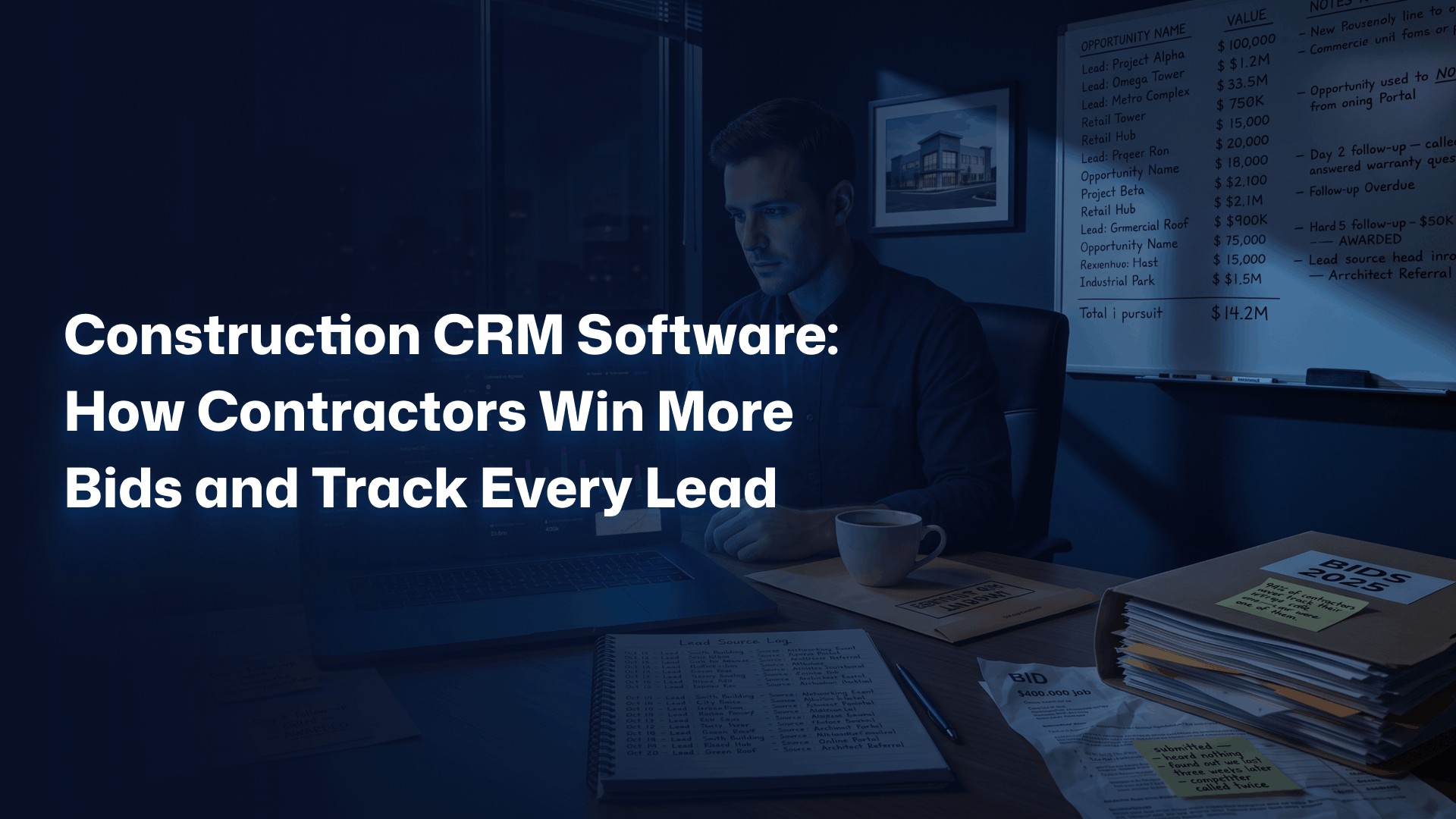Construction CRM Software: How Contractors Win More Bids and Track Every Lead