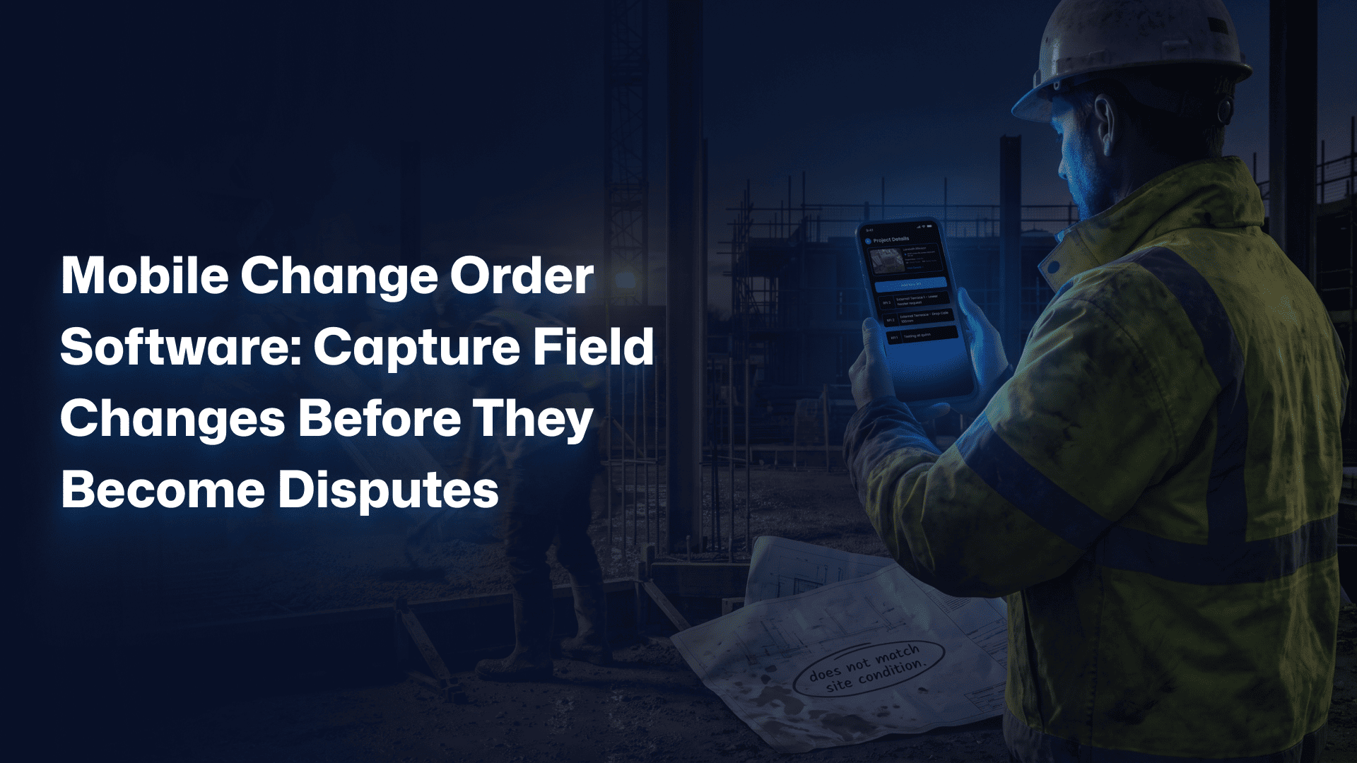 Mobile Change Order Software: Capture Field Changes Before They Become Disputes
