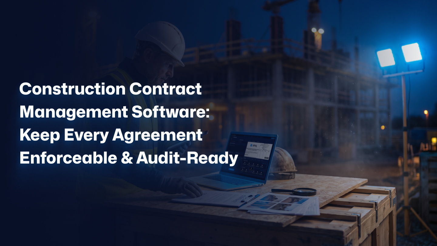 Construction Contract Management Software: Keep Every Agreement Enforceable & Audit-Ready